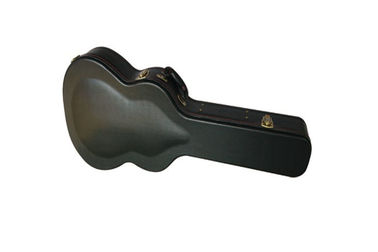 Amazing Leather A Shape Wooden Guitar Case Musical Instrument Wooden Hard Case